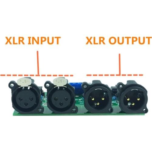 Mshow DIY Balanced preamp Board Unbalanced to balanced RCA to XLR for HIFI preamplifier AUDIO free shipping