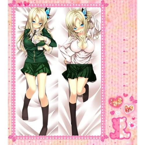 Anime Cartoon Boku wa Tomodachi ga Sukunai Double-Sided Bolster Hugging Pillow Case Pillow Cover Pillowcase Peach Skin No.0-673