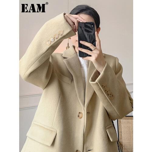 Женские верблюжьи пальто EAM China At AliExpress