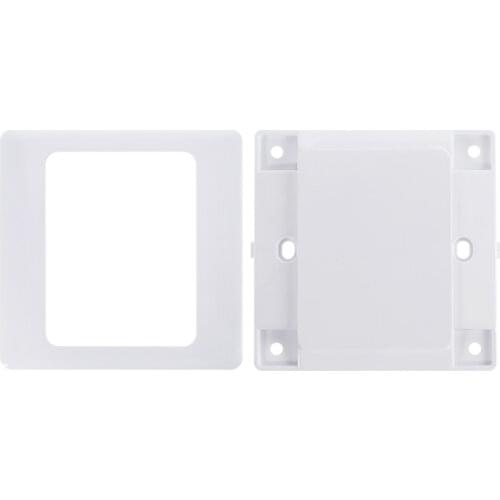 Electric Wall Switch Socket Blank Cover Panel Whiteboard ABS Outlet Plate Bezel Tool 86x86mm