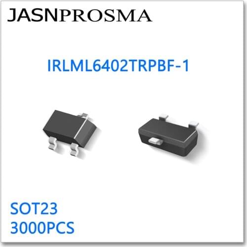 JASNPROSMA IRLML6402TRPBF-1 SOT23 3000PCS P-Channel 20V Rds 65mR 100mR High quality Made in China