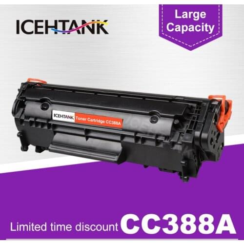 ICEHTANK CC388A 388A 88A toner cartridge for HP LaserJet P1007 P1008 P1106 P1108 Pro M1136/M1213n printer black toner cartridge