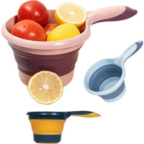 Water Scoop Collapsible Lightweight Healthy Bathing Ladle Spoon Kitchen Accessory Water Scoop for Home Kitchen Tools
