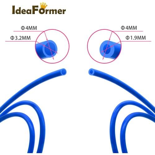 PTFE Tube Tflo TL-Feeder hotend RepRap Rostock Bowden Extruder 1.7mm ID1.9mm OD4mm /3.00mm ID 3.2mm OD4mm 3D Printer Parts