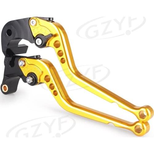 1 Pair Adjustable Motorcycle Hand Brake Clutch Lever Handle Aluminum foldable Levers Handle For Suzuki GSXR 1000 2007-2008