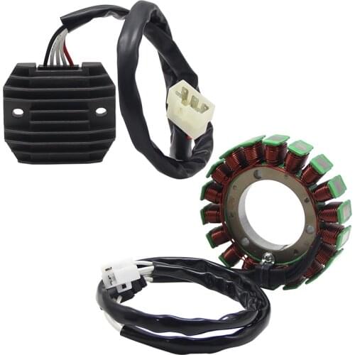 Motorcycle Voltage Regulator Rectifier+Ignition Magneto Stator Coil For Yamaha XVS650A XVS650A XVS650AT 4VR-81410-00 5KP-81960-0