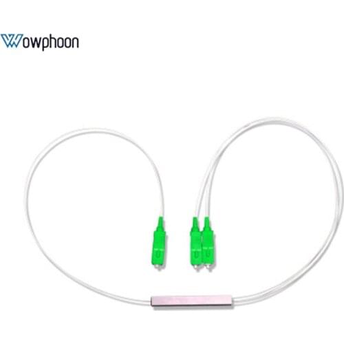 SC APC MINI PLC Splitter 1X 2 Single mode fiber optic splitter 1x2 SC Apc plc splitter/ 1x2 plc splitter FBT Optical Couple