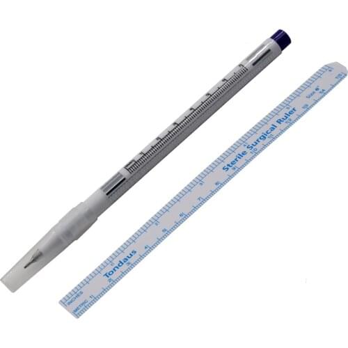 High quality 2pcs/lot Surgical Skin Marker pen eyebrow Piercing marker pen tattoo accessories free shipping