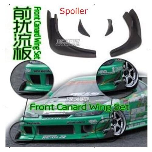 YUKALA new 1/10 R/C car accessories R/C car parts spoiler front canard wing set for 1:10 R/C car