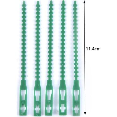 20pcs Reusable 11.4cm Plastic Plant Support Clips clamps For Plants Hanging Vine Garden Greenhouse Vegetables Tomatoes Clips