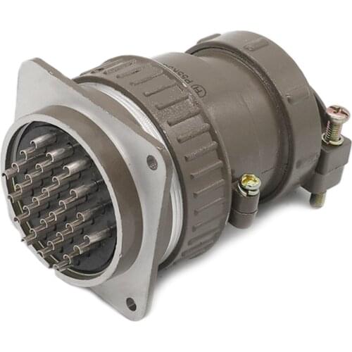 ZHQCN P55K4Q/P55J4A 5Q 5A 1/4 Bayonet Female Plug Male Socket Soldering M55 30 Pin Waterproof IP67 Automotive Connector Adapter