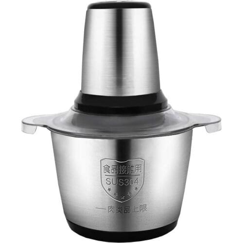 2 Speeds 300W Stainless steel 2L/3L Capacity Electric Chopper Meat Grinder Mincer Food Processor Slicer