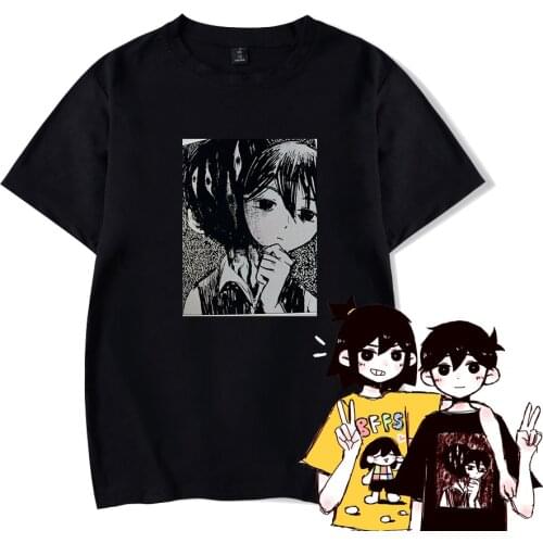 2021 Omori T-Shirt Harajuku Summer Short Sleeve Tee Shirt Cosplay Clothe Casual Streetwear Men and Women Tops