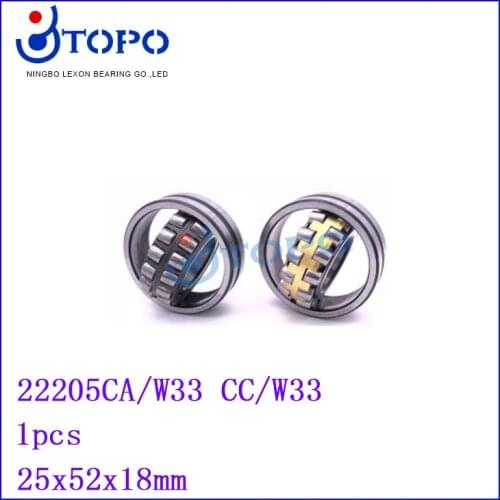 25*52*18 Spherical roller bearings 22205CC/W33 22205CA/W33
