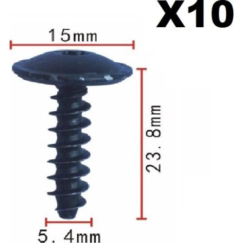 B39 - DOOR MOULDING TRIM STRIP CLIPS RUBSTRIP X10 Clips