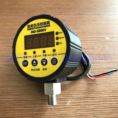 Digital pressure controller pressure switch vacuum table negative MD-S800V AC220V G1/2 M20X1.5 G1/4 M14X1.5