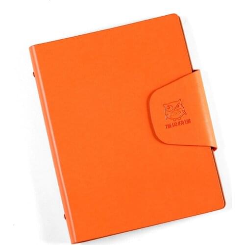 Nine hole Loose leaf Notebook High grade Business Notebook Leather