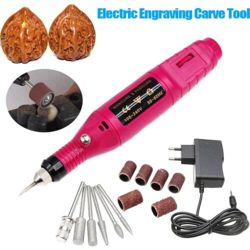 15 Pcs/set DIY Electric Engraving Engraver Pen Carve Tool for Jewelry Metal Glass EU Plug High Quality 9 88 XH8Z