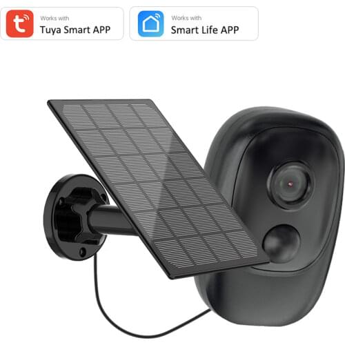 Tuya WiFi Battery Security Camera 1080P WIFI Outdoor IP Camera Smart Security Camera Rechargeable Battery PIR Alarm Waterproof