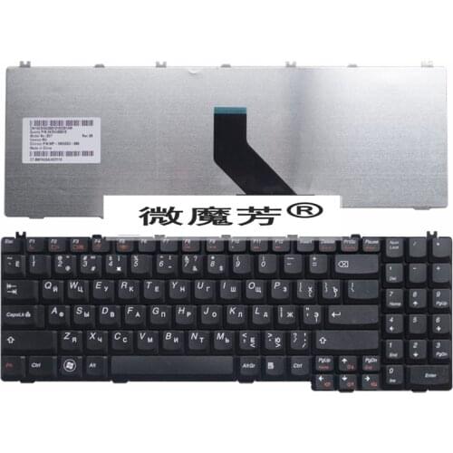 GZEELE New RU Keyboard for Lenovo IdeaPad B550 B560 V560 G550 G550A G550M G550S G555 G555A G555AX series Black laptop 25-008405