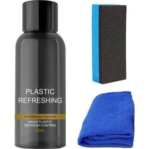 100ml Car Refurbished Cream for Auto Leather Parts Fast Acting Cleaning Tools Plastic Leather Surface Repair Tool Kit