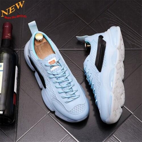 Summer New Breathable Men Shoes Hip Hop Mesh Sneakers Casual Shoes Trainers Zapatillas Hombre