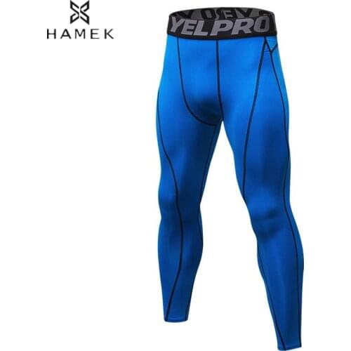Fitness Elastic For Men Training Leggings Gym Sport Jogging Homme Basketball Yoga Pants Outdoor Sportswear Compression Tights