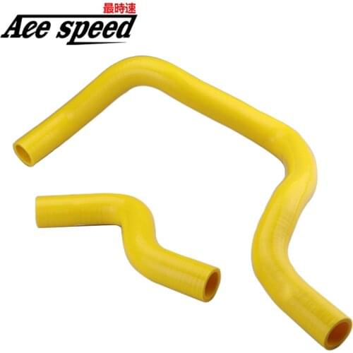 Silicone Intercooler Turbo Radiator Hose Kit for Honda Civic D15 D16 SOHC EG EK 1992-2000 2pcs/set red yellow blue