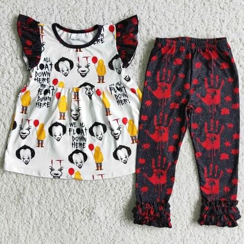 New Fashion Baby Girls Clothing Boys Hoodies Sets Halloween Boutique Kids Children Clothing Toddler Baby Girls Clothes Boys Sets