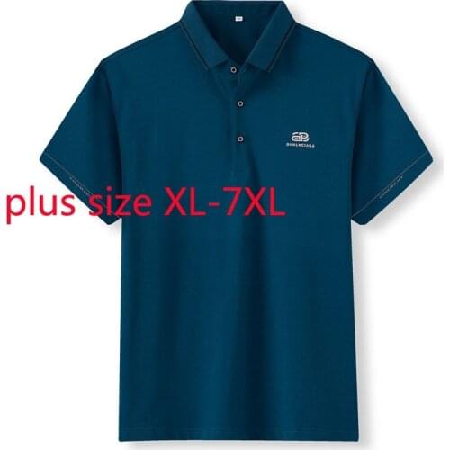 New Arrival Fashion Super Large Short Sleeve Men Loose Round Neck Casual Oversize Summer Thin Knitted Plus Size XL-5XL 6XL 7XL