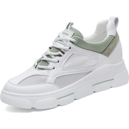 Round-Toe Platform Low-Top Shoes, Inner Height Increase And Color Matching Shoes Women, WomenS Platform Shoes