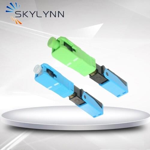 SC/UPC SC/APC 53mm Fiber Optic Fast Connector, FTTH Special Quick Cold SC Adapter Easy Installation