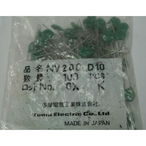 100% New and original NV200D10 (10D201 10K201) varistor