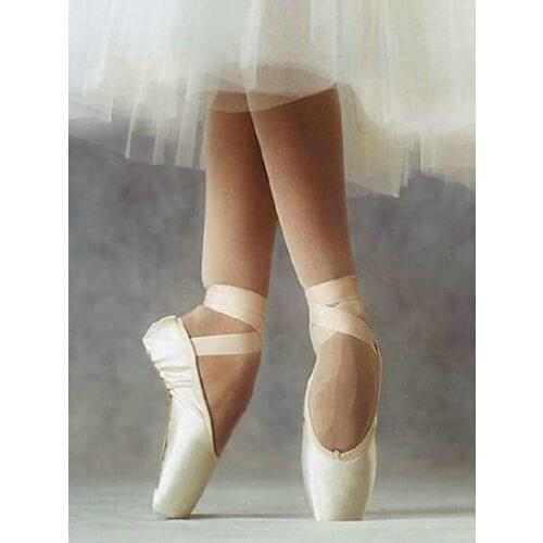 2020 New 5D Diy diamond painting cross stitch kit ballet shoes rhinestones Mosaic paste full diamond embroidery picture