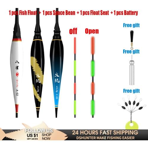 2021New Fishing Float LED Electric Float Light Fishing Tackle Luminous Electronic Float CR425 battery Glow Stick Summer