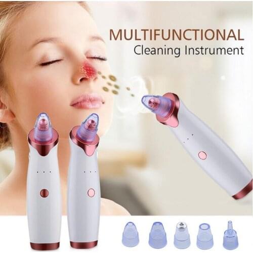 Electric Acne Remover Point Noir Blackhead Vacuum Extractor Tool Black Spots Pore Cleaner Skin Care Facial Pore Cleaner Machine