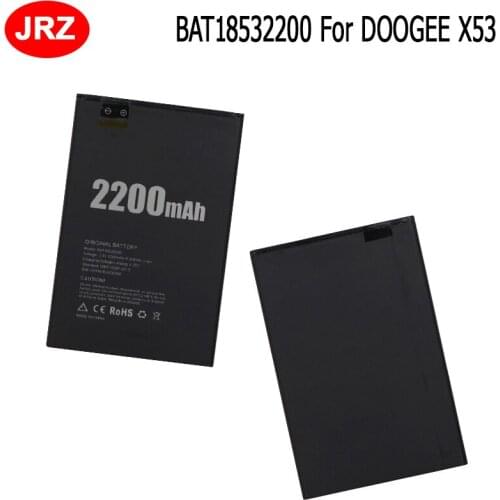 JRZ BAT18532200 Phone Battery For DOOGEE X53 2200mAh 3.8V Top Quality Replacement Batteries For DOOGEE X53