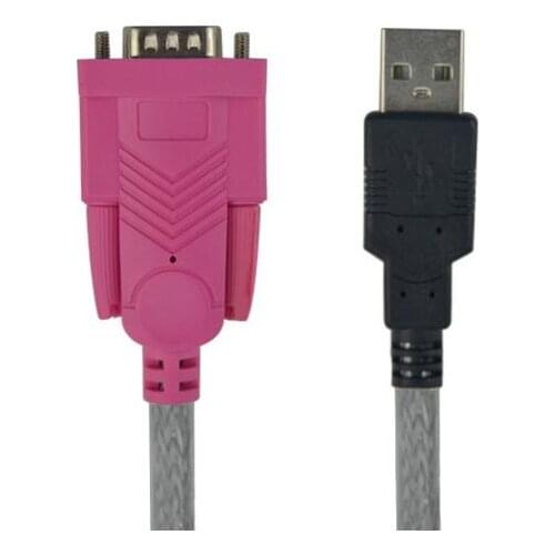 USB to 9-pin serial cable dual chip USB to rs232 / COM port 1.5M usb transfer wiring factory direct sales Data cable