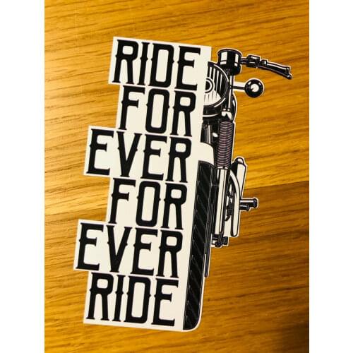 RIDE FOREVER FOREVER RIDE Aufkleber Sticker Motorcycle Chopper Old School Mi432