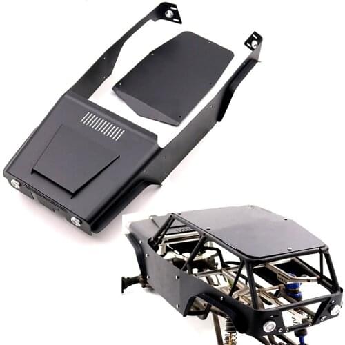 CNC Stainless Steel Car Shell for Axial 90020 RC Car Spare Parts High Simulation Car Body Shell DIY Accessories