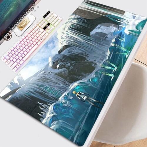 Mouse Mat Pads Mousepad Speed Gaming For Office Gamer Keyboard Desk Mause Computer Pc Table Pads Kawaii Cabinet Cute Subnautica