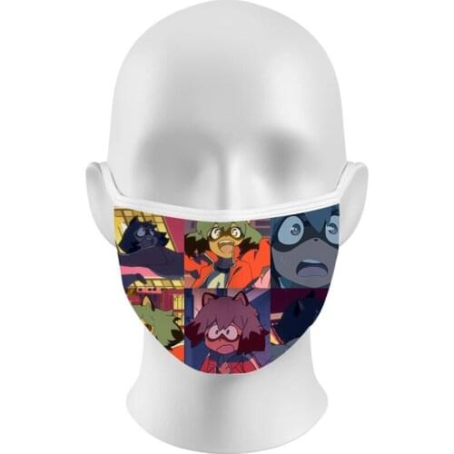 Unisex Anime BRAND NEW ANIMAL OGAMI SHIROU Kagemori Michiru Multiway Outdoor 3D Printing Protection Halloween Scarf Face Mask