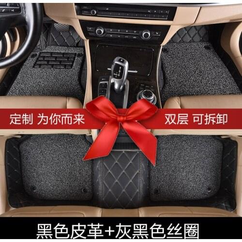 Myfmat custom car floor mats leather rugs mat for MG MG7 MG6 MG3SW MG3 MG5 MG-ZS MG-GS MG-GT free shipping anti-slip waterproof