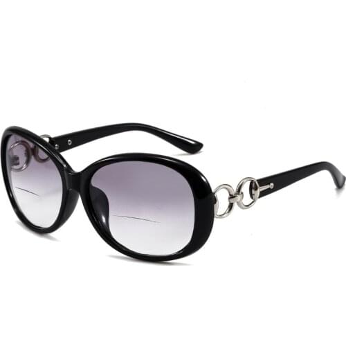 New Fashion Women Bifocals Reading Glasses Female Presbyopia Sunglasses Look Near Far Eyeglasses magnifier For Travel Driving N5