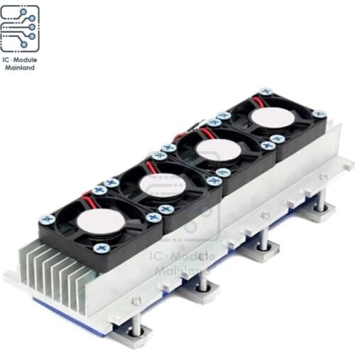 DC 12V 288W Cooler Water-cooled Aluminum Radiator Refrigeration Thermoelectric Peltier Cooler Cooling System With Fan