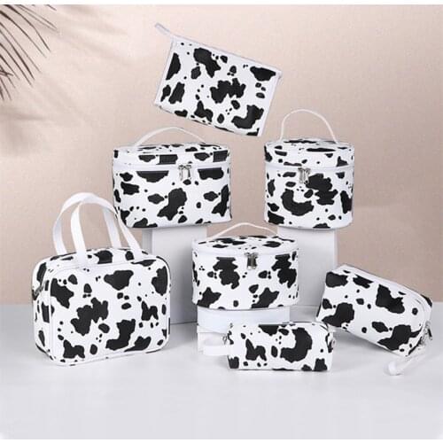 Portable Waterproof Cosmetic Bag Makeup Toiletry Bags Large-capacity Womens Wash Case Make Up Organizer Travel Storage Pouch