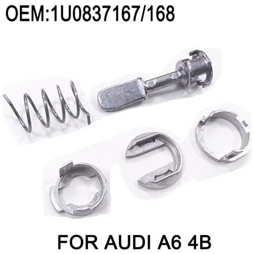 For Audi A6 VW Polo 9N / Golf IV 4 / Bora Car Door Lock Cylinder Barrel Repair Kit Front Left Right 2001