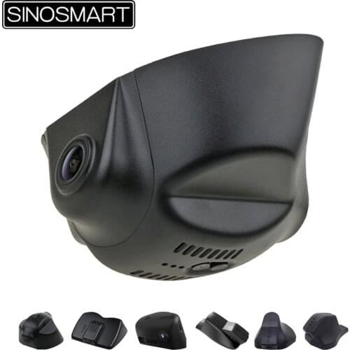 SINOSMART Novatek 96672 Car WiFi DVR Camera for Jeep Grand Cherokee Patriot Compass Renegade APP Control SONY IMX323