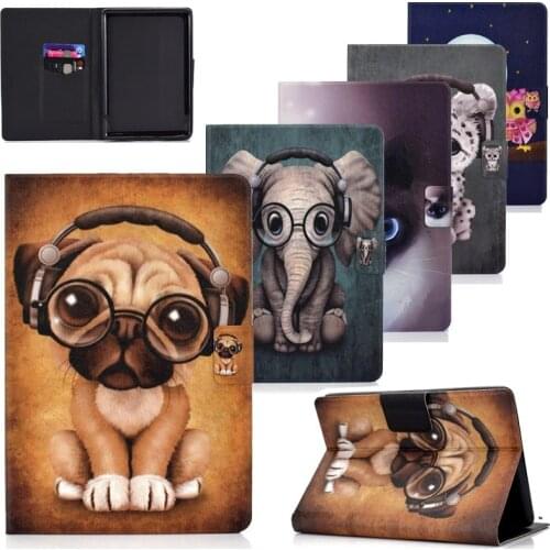 Animal Pattern PU Leather Cover Cases For new Kindle 10th Genetation 2019 Tablets Wallet Shell For New Kindle 10th 6" For Kids
