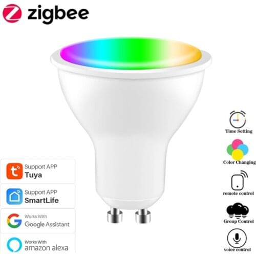 1-10pcs GU10 Spotlight WiFi Smart Light Bulb RGB+CW Smart Bulb Smart Life App Remote Control RGB Light Lamp For Alexa Google Hom